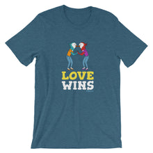 Load image into Gallery viewer, Love Wins - Short-Sleeve Unisex T-Shirt