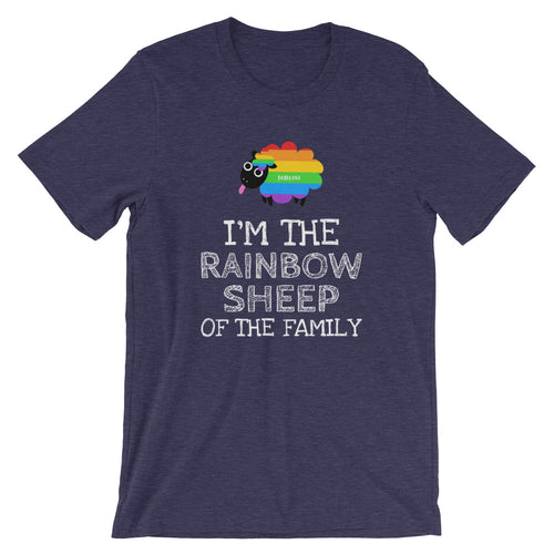 Rainbow Sheep - Short-Sleeve Unisex T-Shirt